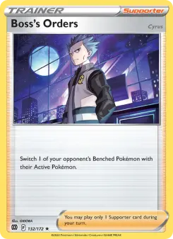 Pokémon-Karte Boss's Orders 132/172
