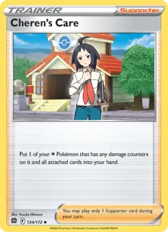 Pokémon-Karte Cheren's Care 134/172
