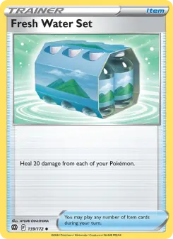 Pokémon-Karte Fresh Water Set 139/172