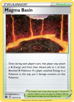 Pokémon-Karte Magma Basin 144/172