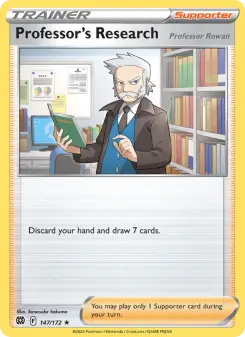 Pokémon-Karte Professor's Research 147/172