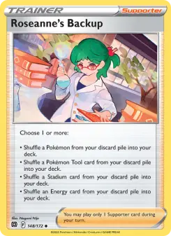 Pokémon-Karte Roseanne's Backup 148/172