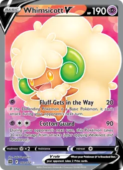 Pokémon-Karte Whimsicott V 160/172