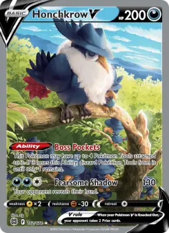Pokémon-Karte Honchkrow V 162/172