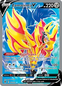 Pokémon-Karte Zamazenta V 163/172