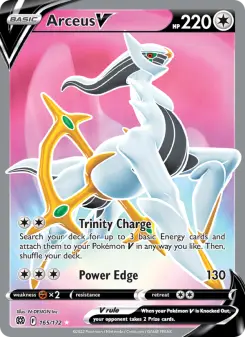 Pokémon-Karte Arceus V 165/172