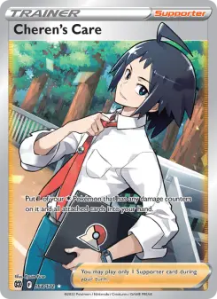 Pokémon-Karte Cheren's Care 168/172