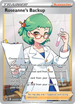 Pokémon-Karte Roseanne's Backup 172/172