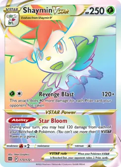 Pokémon-Karte Shaymin VSTAR 173/172