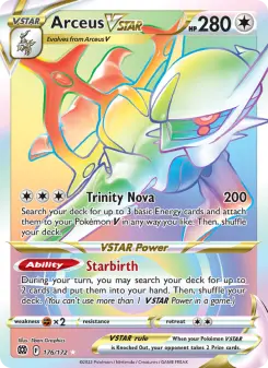 Pokémon-Karte Arceus VSTAR 176/172