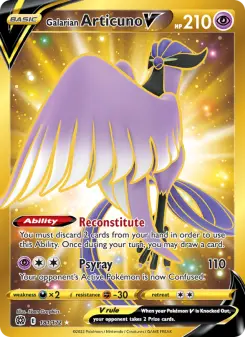 Pokémon-Karte Galarian Articuno V 181/172