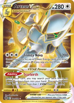 Pokémon-Karte Arceus VSTAR 184/172