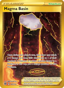 Pokémon-Karte Magma Basin 185/172