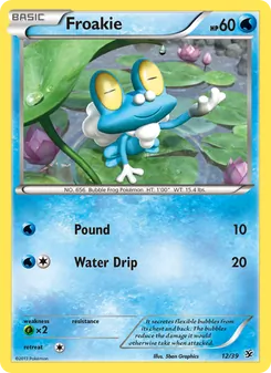Pokémon-Karte Froakie 012/039