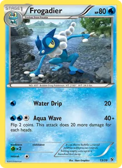 Pokémon-Karte Frogadier 013/039