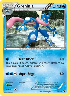 Pokémon-Karte Greninja 014/039