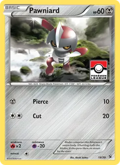 Pokémon-Karte Pawniard 019/039