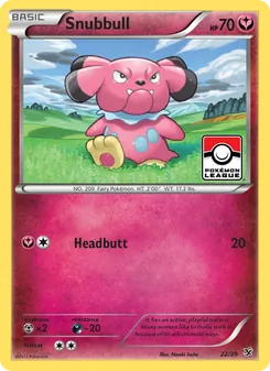 Pokémon-Karte Snubbull 022/039