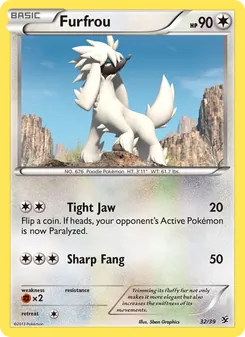 Pokémon-Karte Furfrou 032/039