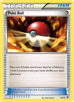Pokémon-Karte Poké Ball 035/039