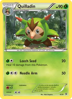 Pokémon-Karte Quilladin 004/039