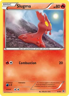 Pokémon-Karte Slugma 006/039