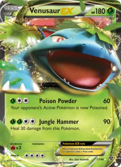Pokémon-Karte Venusaur EX 001/146