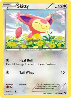 Pokémon-Karte Skitty 104/146