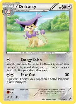 Pokémon-Karte Delcatty 105/146