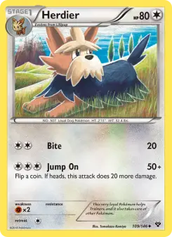 Pokémon-Karte Herdier 109/146