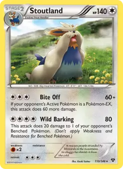 Pokémon-Karte Stoutland 110/146