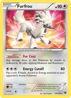 Pokémon-Karte Furfrou 114/146