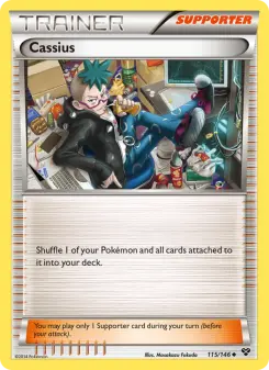 Pokémon-Karte Cassius 115/146
