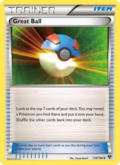 Pokémon-Karte Great Ball 118/146