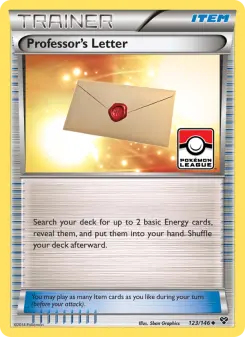 Pokémon-Karte Professor's Letter 123/146