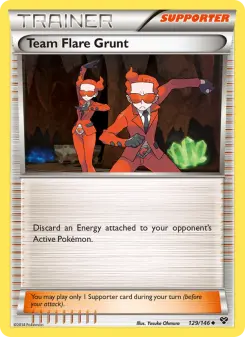 Pokémon-Karte Team Flare Grunt 129/146
