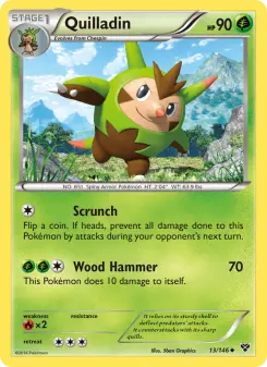 Pokémon-Karte Quilladin 013/146