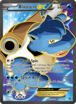 Pokémon-Karte Blastoise EX 142/146
