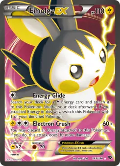 Pokémon-Karte Emolga EX 143/146