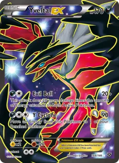 Pokémon-Karte Yveltal EX 144/146
