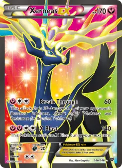 Pokémon-Karte Xerneas EX 146/146