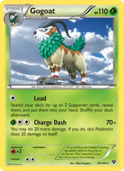 Pokémon-Karte Gogoat 019/146