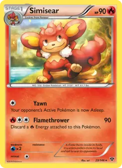Pokémon-Karte Simisear 023/146