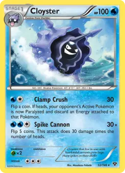 Pokémon-Karte Cloyster 032/146