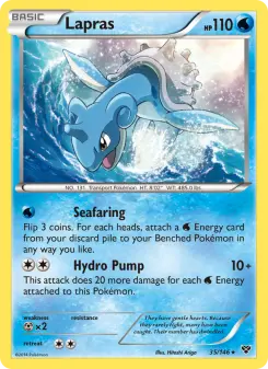Pokémon-Karte Lapras 035/146