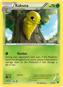 Pokémon-Karte Kakuna 004/146