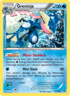 Pokémon-Karte Greninja 041/146