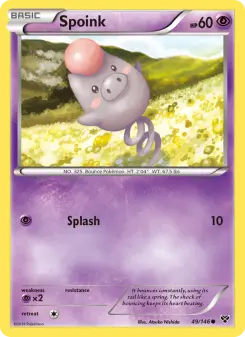 Pokémon-Karte Spoink 049/146