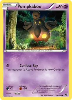 Pokémon-Karte Pumpkaboo 056/146