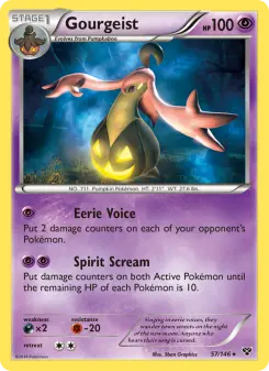 Pokémon-Karte Gourgeist 057/146